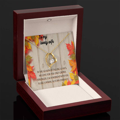 Forever Love Necklace to wife fall edition