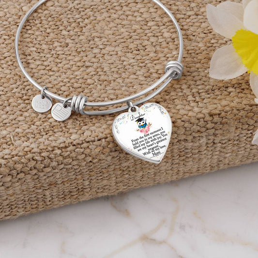 Heart Bangle to daughter from mom