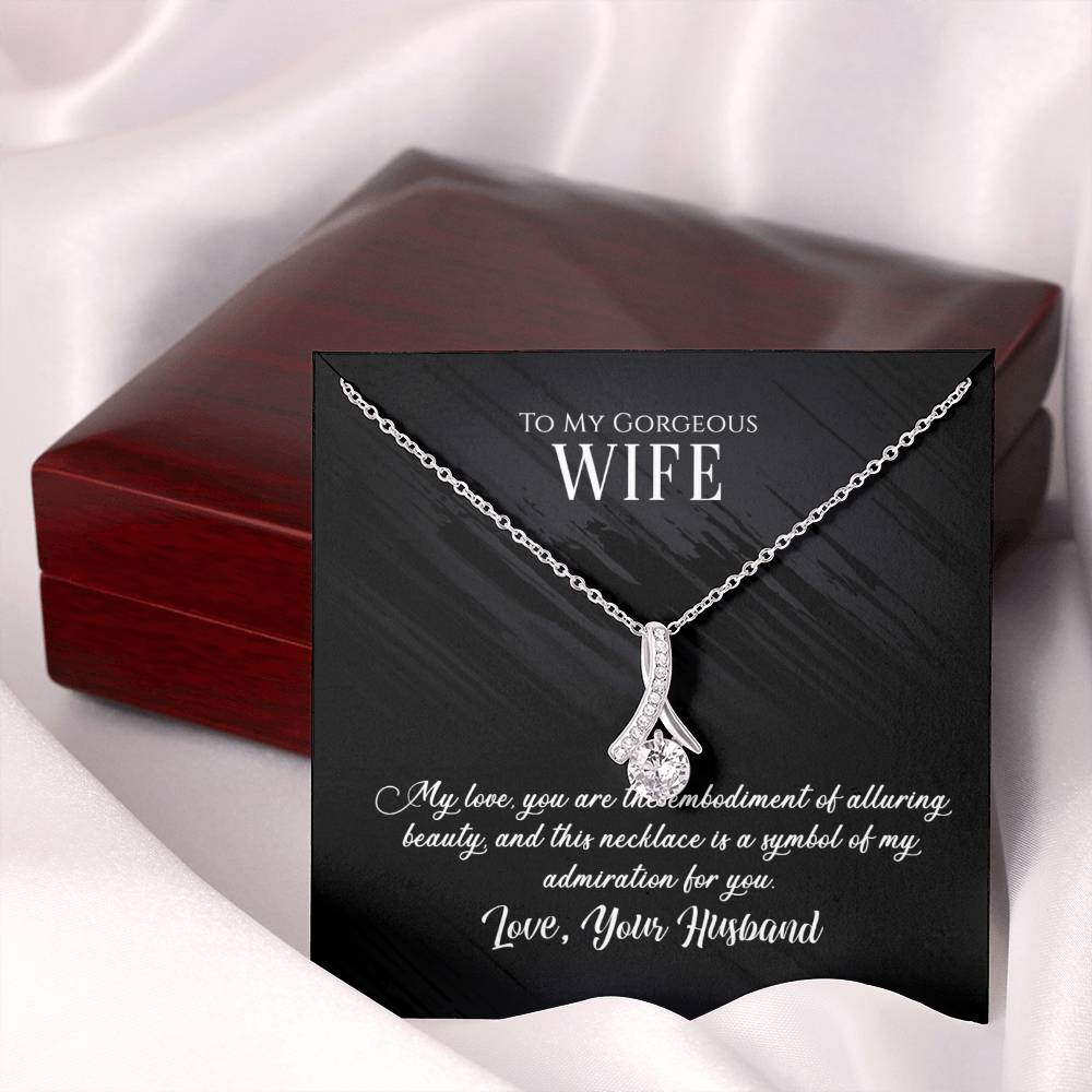 Alluring Beauty Necklace (Yellow & White Gold Variants) to wife