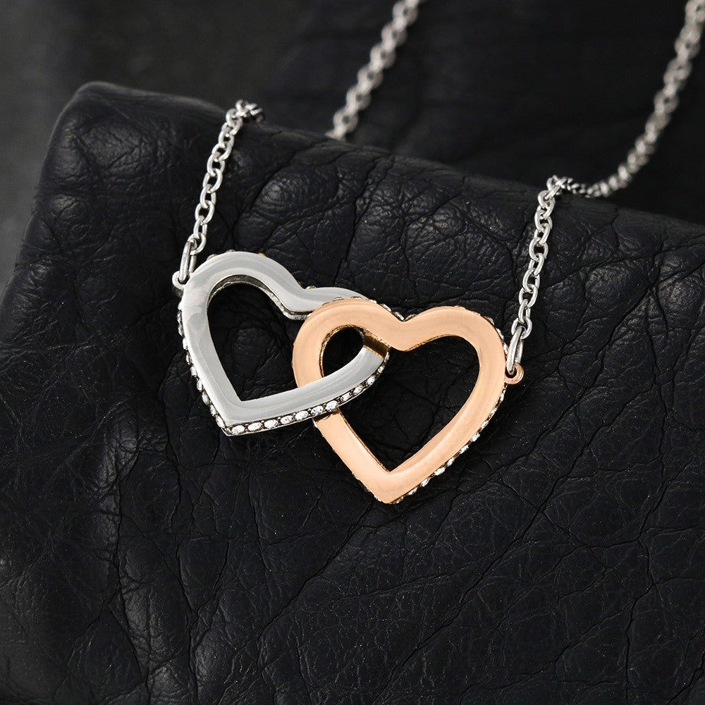 Interlocking Hearts Necklace to soulmate